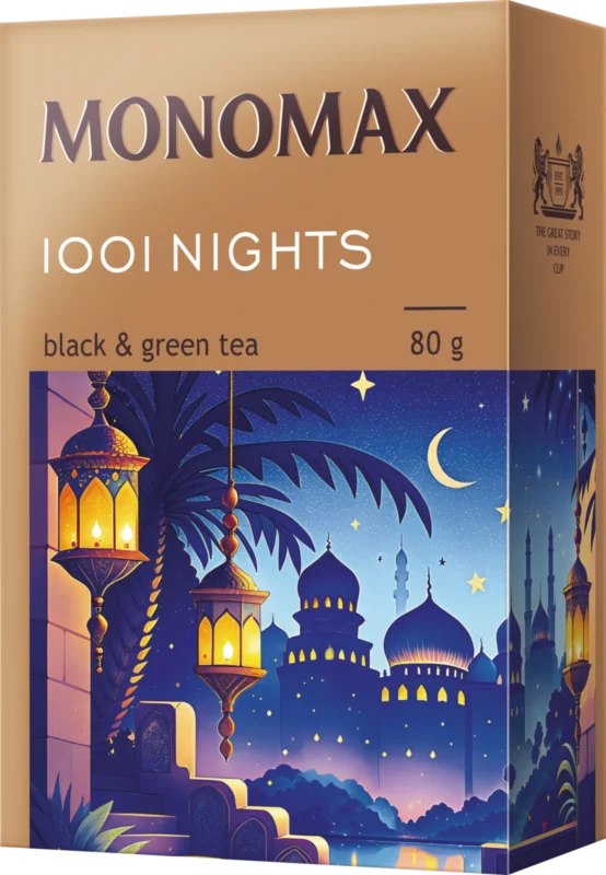1001 NIGHTS — Ceai vrac în ambalaj de carton · 80 g