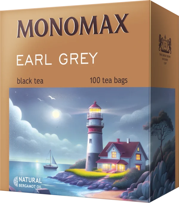 EARL GREY — Pliculețe de ceai cu fir · 100 × 2 g