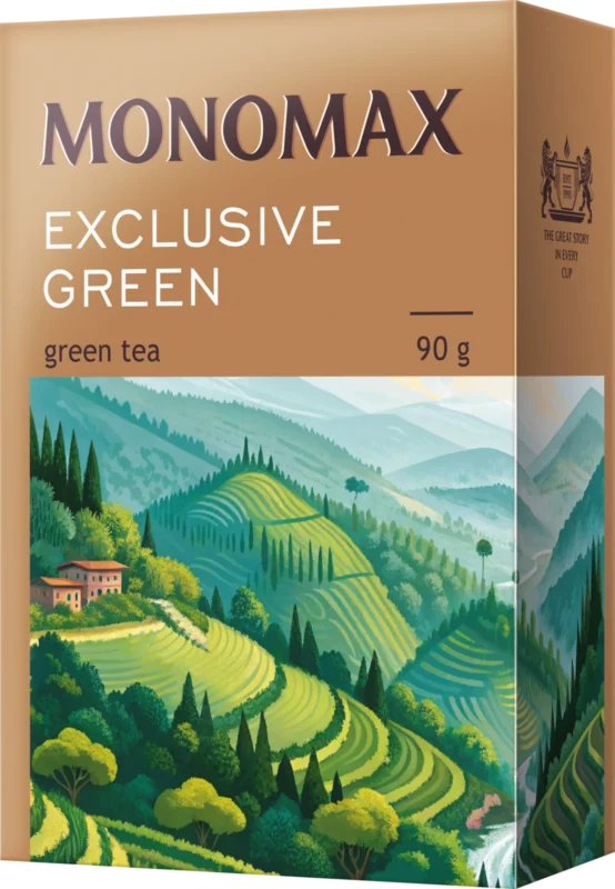 EXCLUSIVE GREEN — Ceai vrac în ambalaj de carton · 90 g
