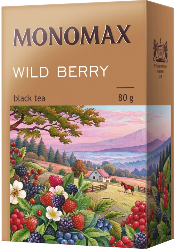 WILD BERRY — Листовий чай у картонній пачці · 80 г