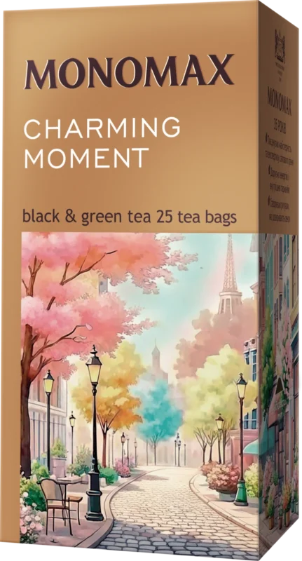 CHARMING MOMENT — Individually wrapped tea bags · 25 × 1.5 g